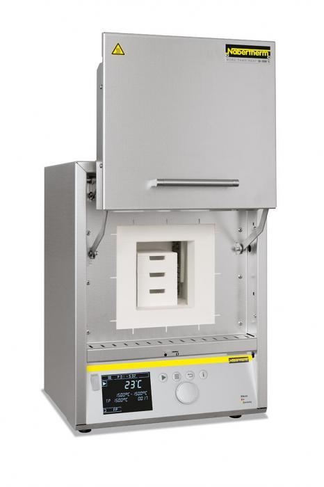 LHTCT 1/16 High-Temperature Furnace with SiC Rod Heating for Sintering Zirconia up to 1550 °C
