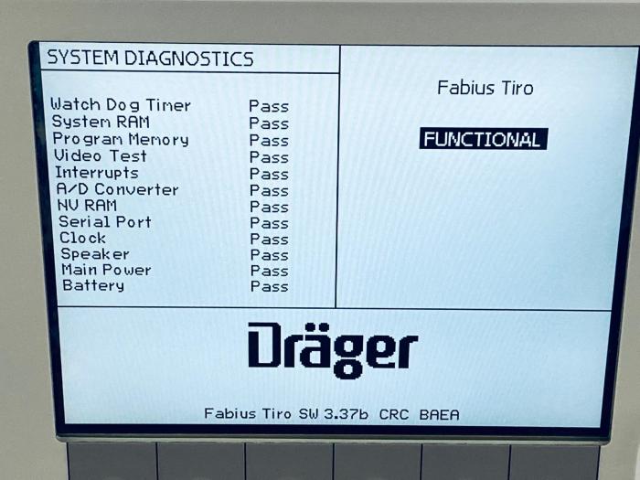 DRAGER Fabius Tiro