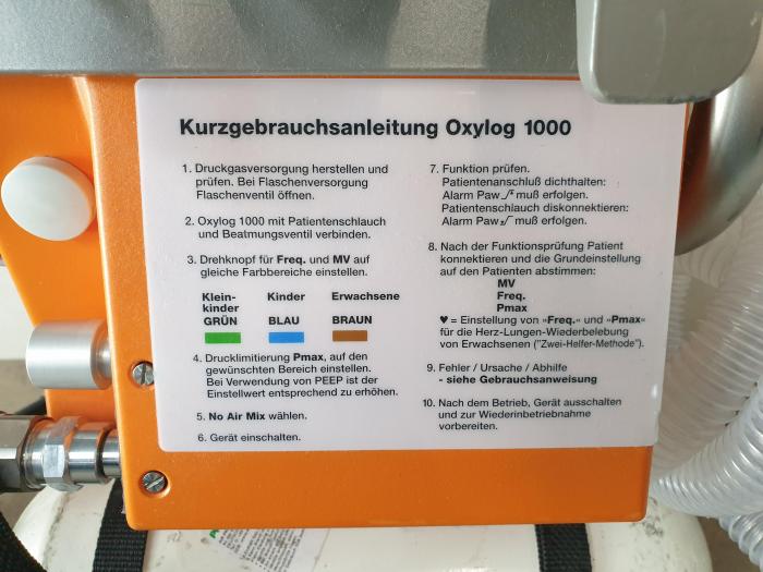 DRAGER Oxylog 1000