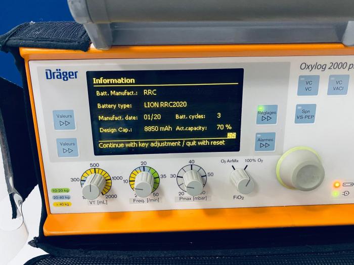 DRAGER Oxylog 2000 plus