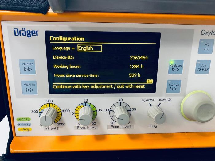 DRAGER Oxylog 2000 plus