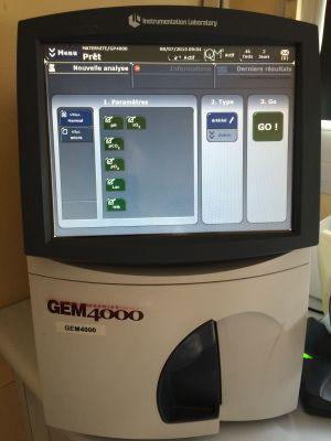 INSTRUMENTATION LABORATORY GEM Premier 4000 Blood Gas Analyzer