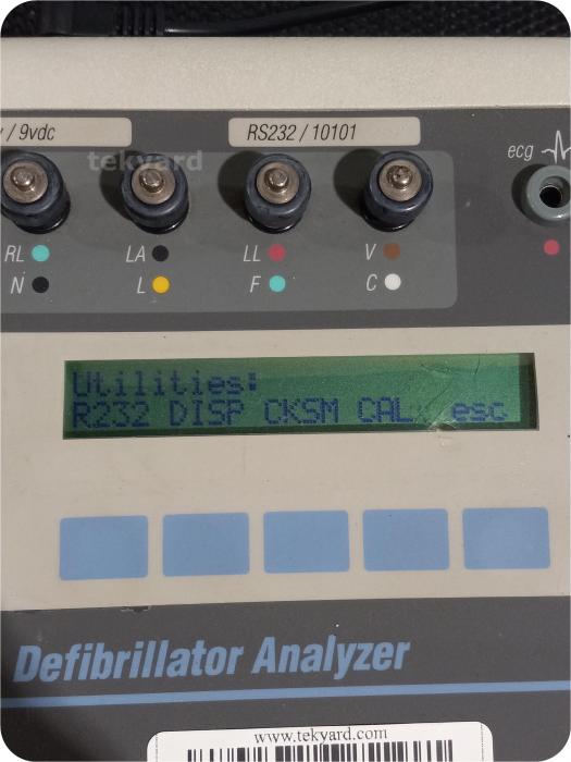 Bio-Tek QED 6 Defibrillator Analyzer