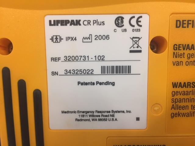 MEDTRONIC Lifepak CR Plus