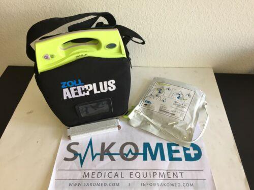 ZOLL AED Plus / NEW Battery and NEW Adult CPR D-Pad and Carry case