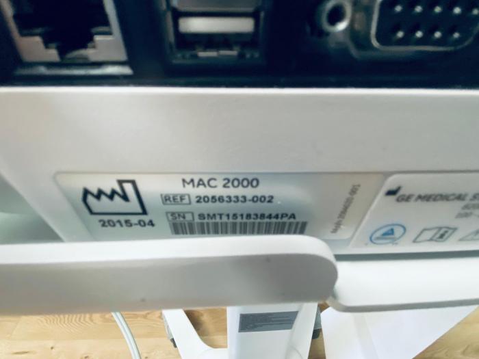 GE MAC 2000 ECG System