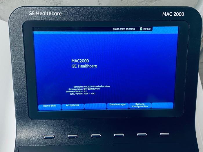 GE MAC 2000 ECG System