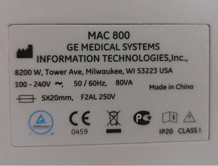 GE MAC 800