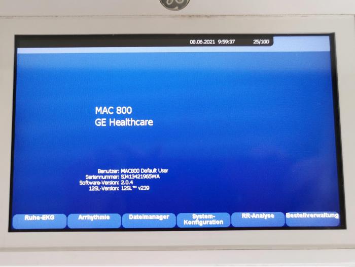 GE MAC 800