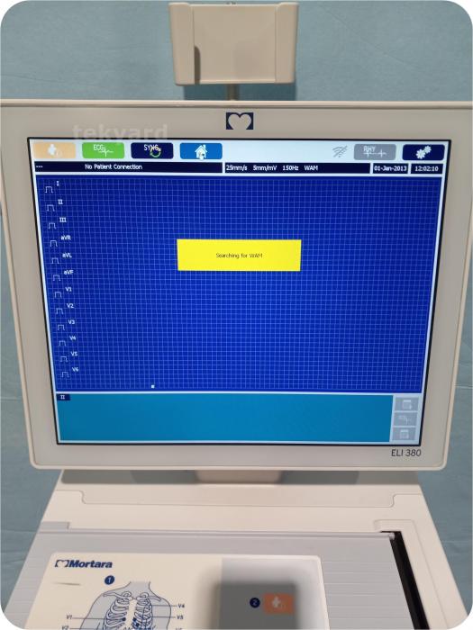 Mortara ELI 380 Interpretive ECG EKG Machine