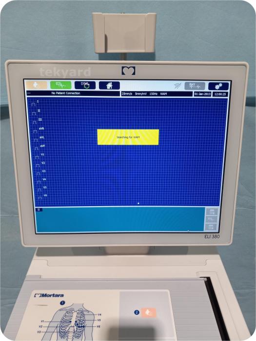 Mortara ELI 380 Interpretive ECG EKG Machine