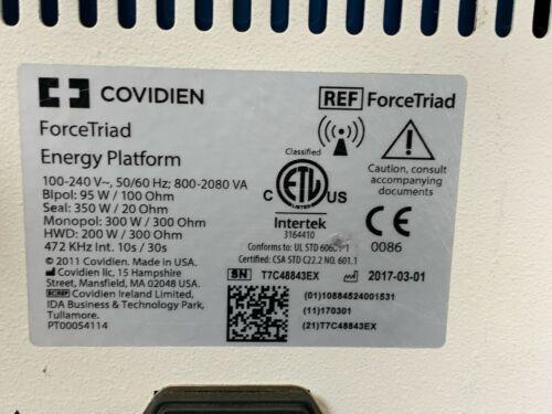 Covidien Forcetriad ESU 2017 SW 3.60