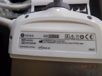 GE IC5-9-D Ultrasound Transducer