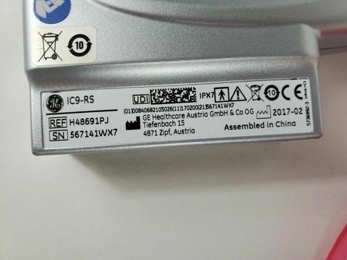 GE IC9-RS Ultrasound Transducer
