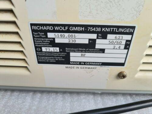 RICHARD WOLF 5140 Endoscope Light Source in good working condition.