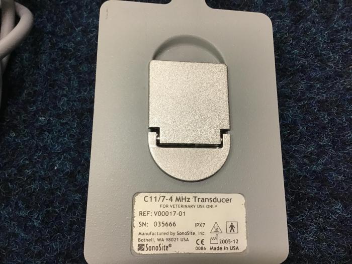 2005 Sonosite Ultrasound Transducer C11/7-4mhz