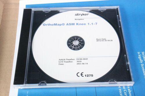 New Stryker Orthomap ASM Knee 1.1 Software for Stryker Navigation System II