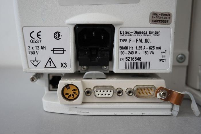 GE Datex Ohmeda S5 FM CO2