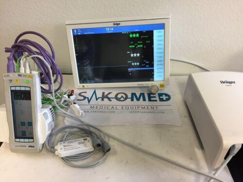 Drager Infinity M540 Patient Monitor C500 monitor,M500 Docking Station,P2500