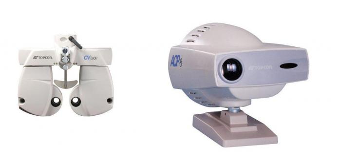 TOPCON CV-5000 PC automatic phoropter with ACP-8 chart projector