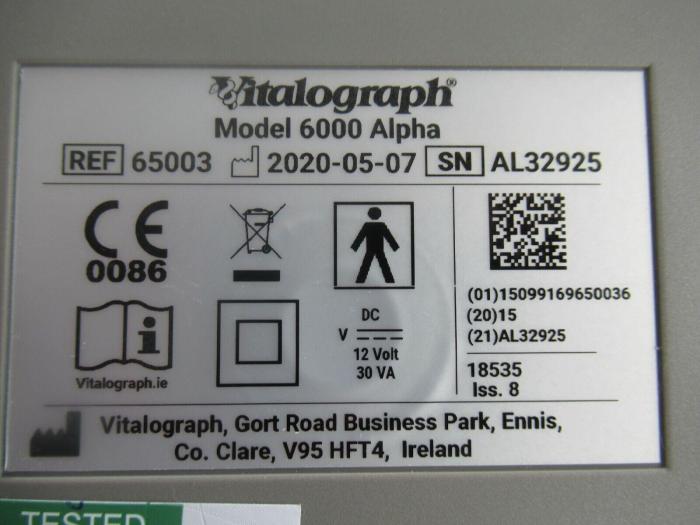 VITALOGRAPH ALPHA 6000