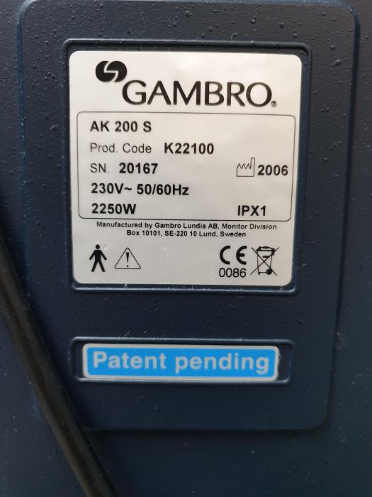 GAMBRO AK200 S