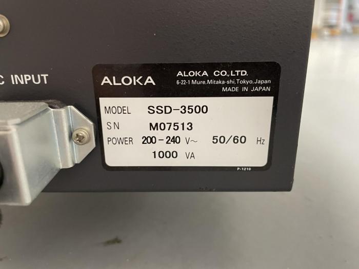 ALOKA SSD-3500 SV