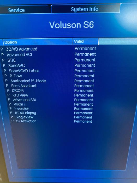 GE Voluson S6