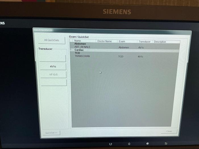 SIEMENS ACUSON X700