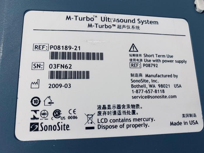 SONOSITE M-Turbo