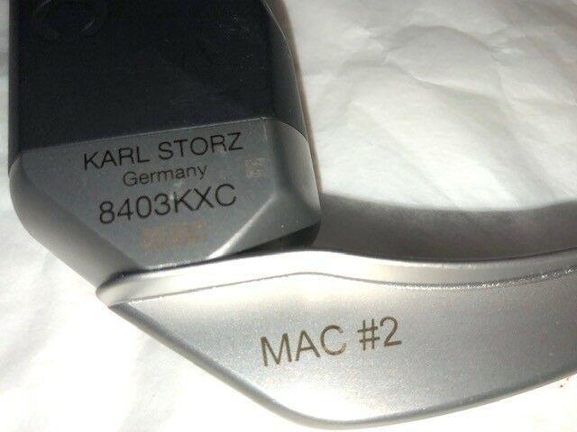 Storz 8403 KXC. C-MAC® Video Laryngoscope MAC #2, CMOS technology